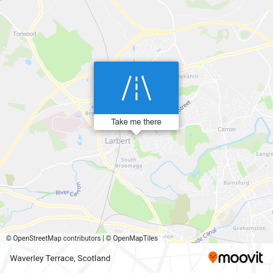 Waverley Terrace map