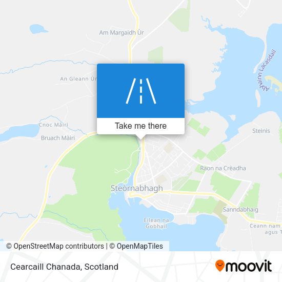 Cearcaill Chanada map