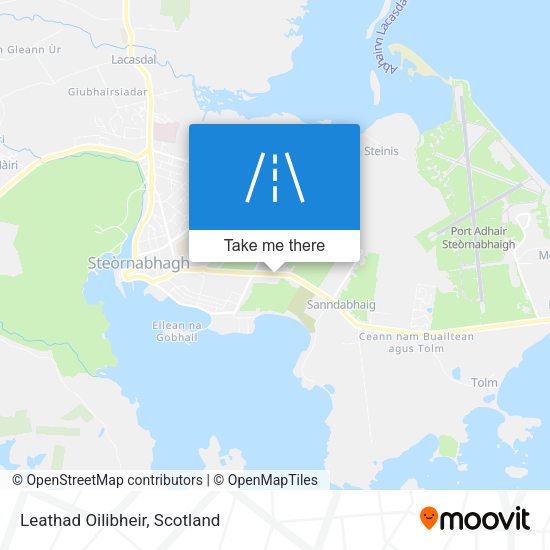 Leathad Oilibheir map