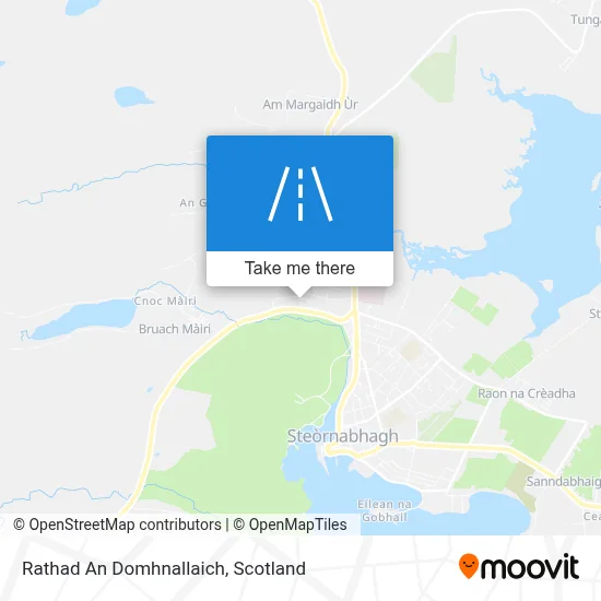 Rathad An Domhnallaich map