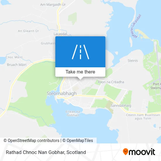Rathad Chnoc Nan Gobhar map