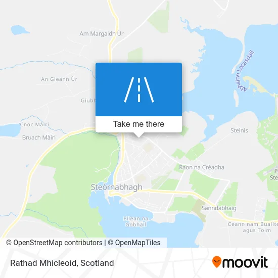 Rathad Mhicleoid map