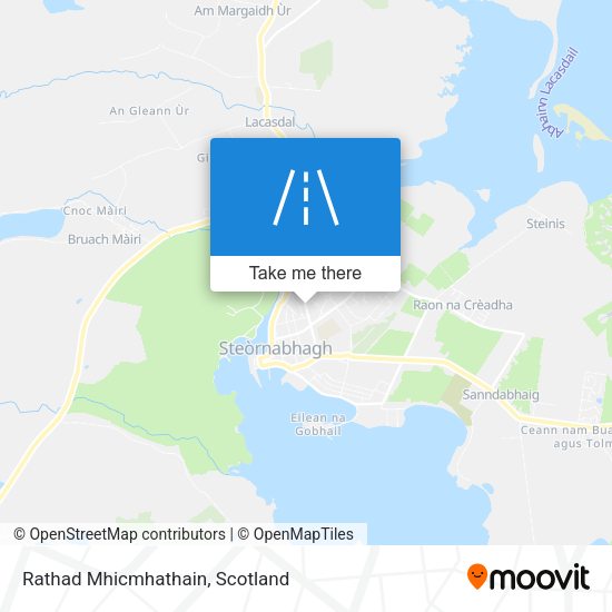 Rathad Mhicmhathain map