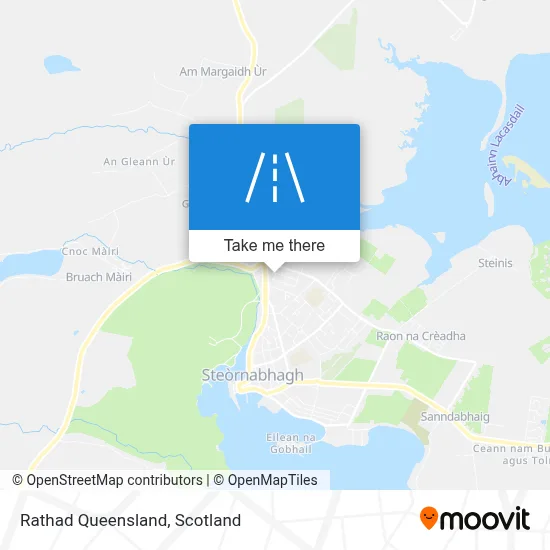 Rathad Queensland map