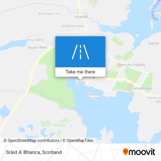 Sràid A' Bhanca map