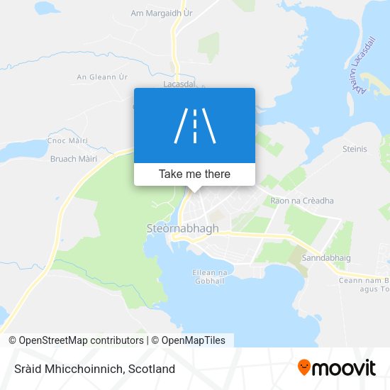 Sràid Mhicchoinnich map