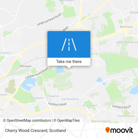 Cherry Wood Crescent map
