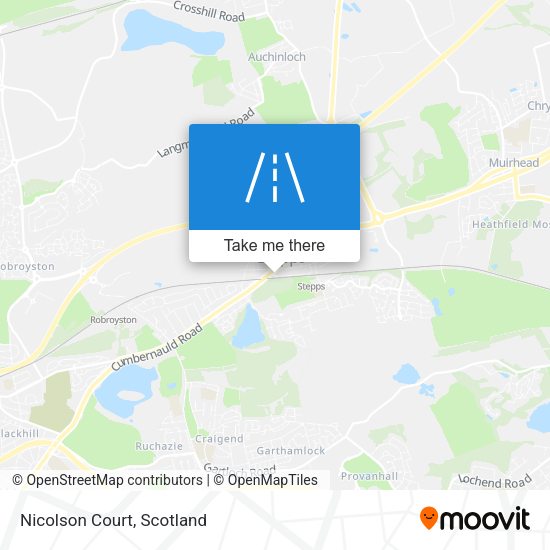 Nicolson Court map