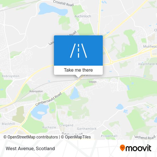 West Avenue map