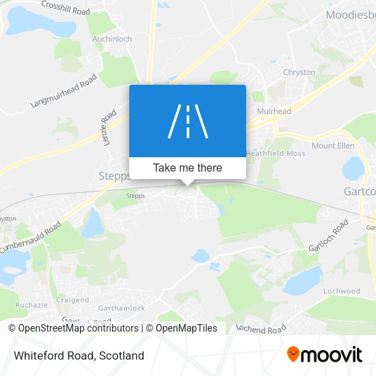 Whiteford Road map