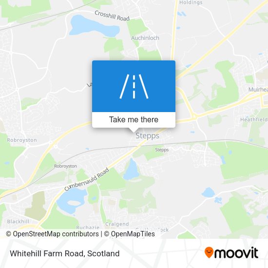 Whitehill Farm Road map