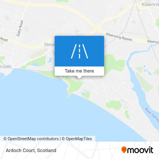 Ardoch Court map