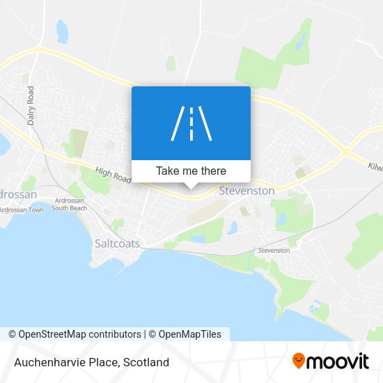 Auchenharvie Place map
