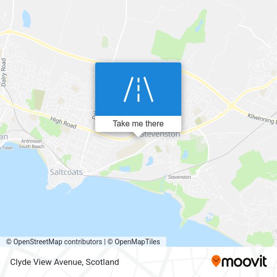 Clyde View Avenue map