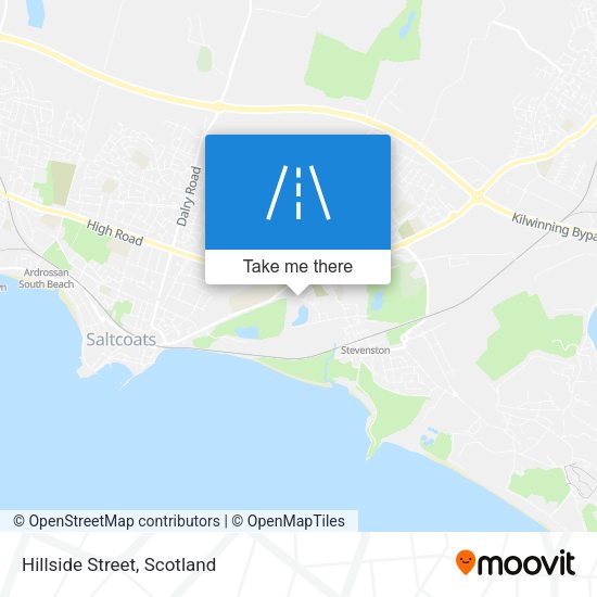 Hillside Street map