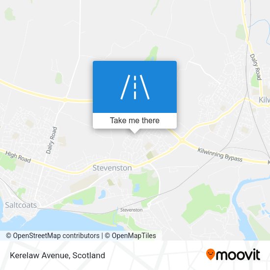 Kerelaw Avenue map