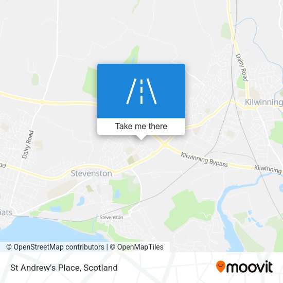 St Andrew's Place map