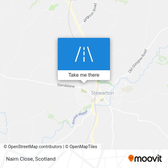 Nairn Close map