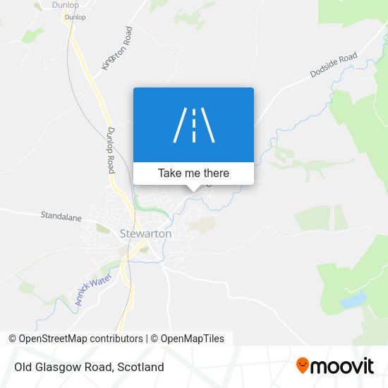 Old Glasgow Road map
