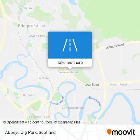 Abbeycraig Park map
