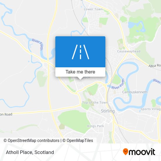 Atholl Place map