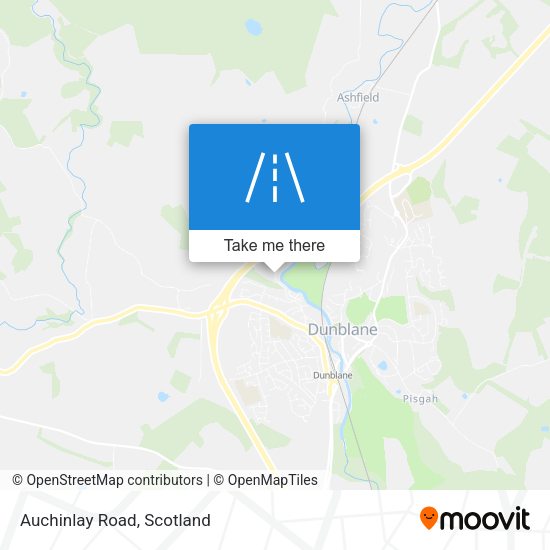 Auchinlay Road map