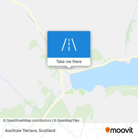 Auchraw Terrace map