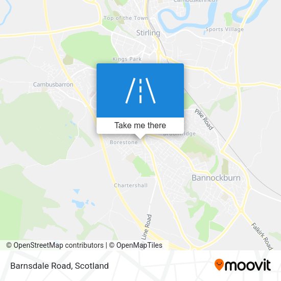 Barnsdale Road map