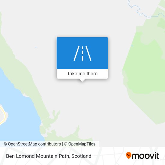 Ben Lomond Mountain Path map