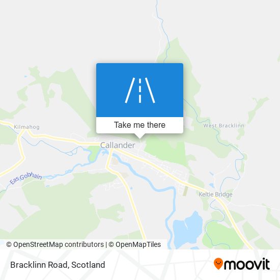 Bracklinn Road map