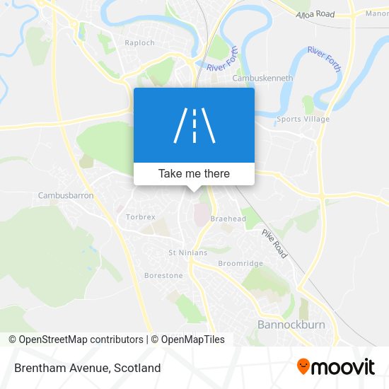 Brentham Avenue map