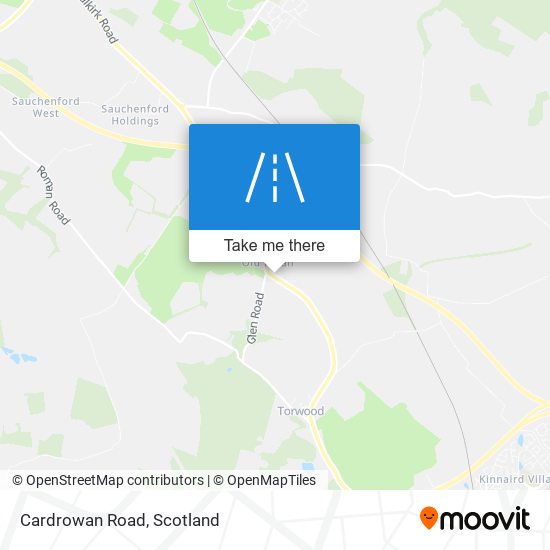 Cardrowan Road map