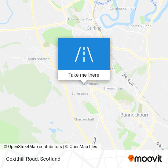 Coxithill Road map