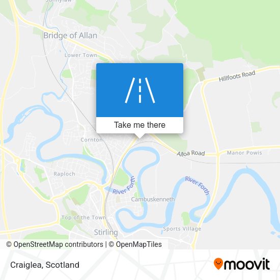 Craiglea map