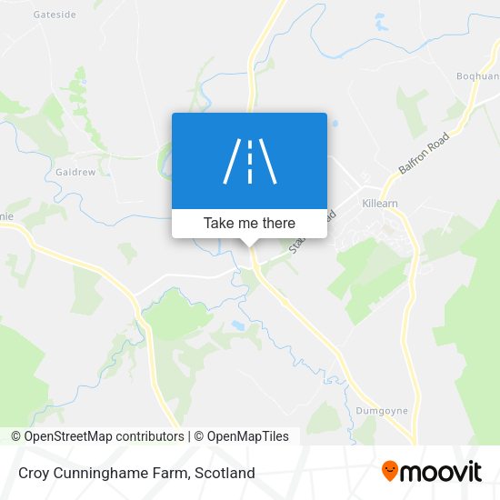 Croy Cunninghame Farm map