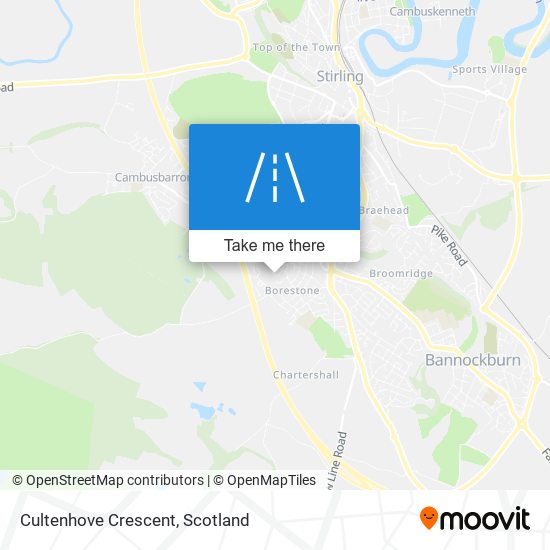 Cultenhove Crescent map