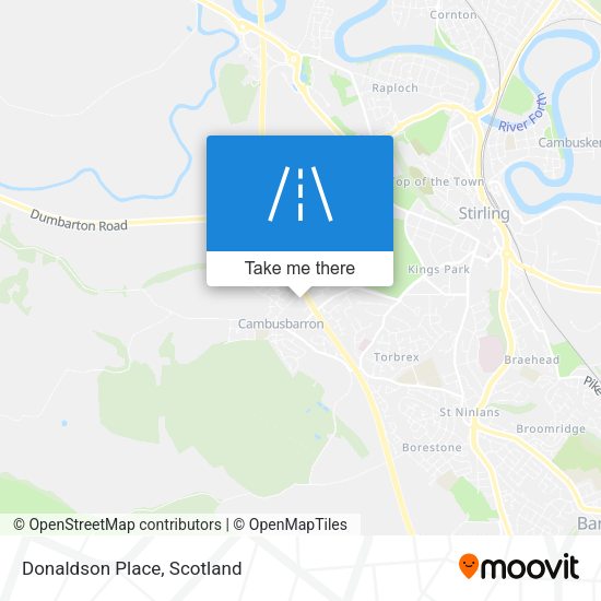 Donaldson Place map