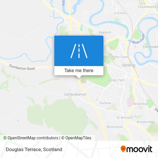 Douglas Terrace map