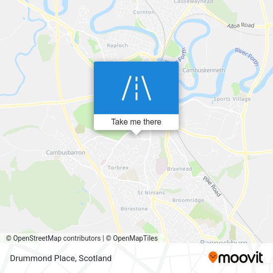 Drummond Place map