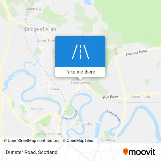 Dunster Road map