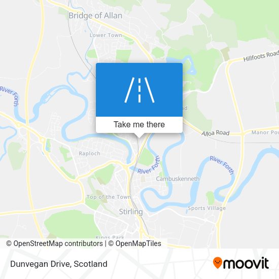Dunvegan Drive map
