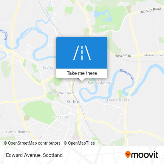 Edward Avenue map