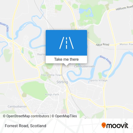 Forrest Road map