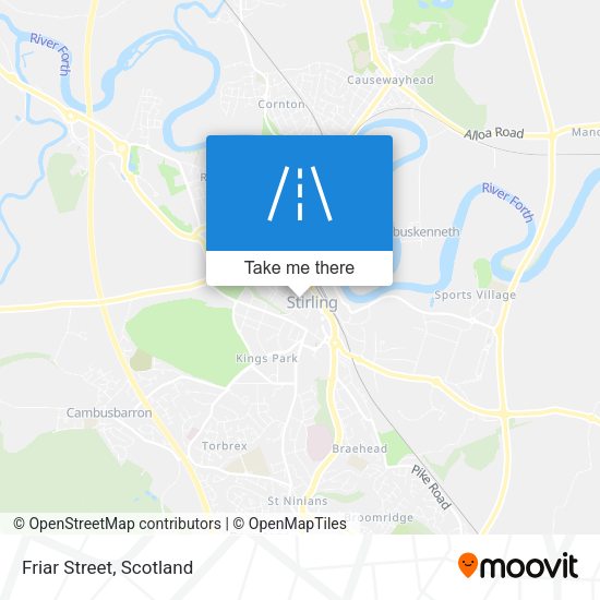 Friar Street map