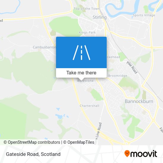 Gateside Road map