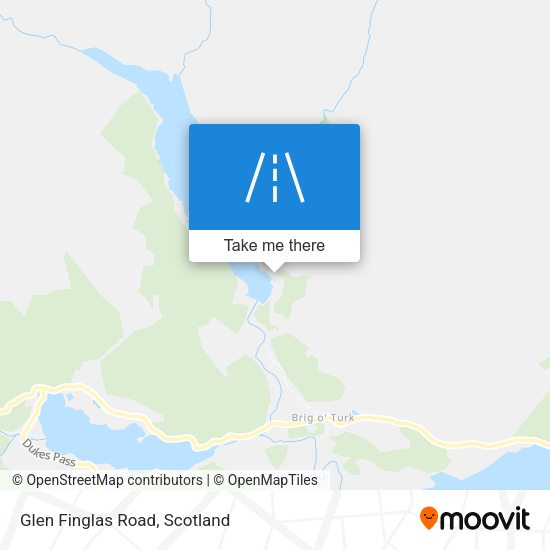 Glen Finglas Road map