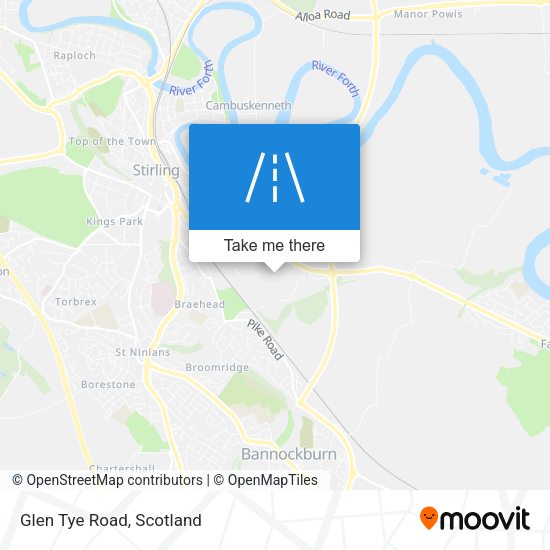 Glen Tye Road map