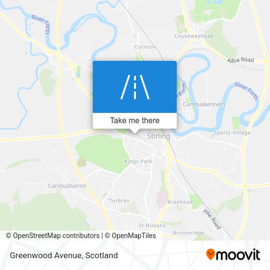 Greenwood Avenue map