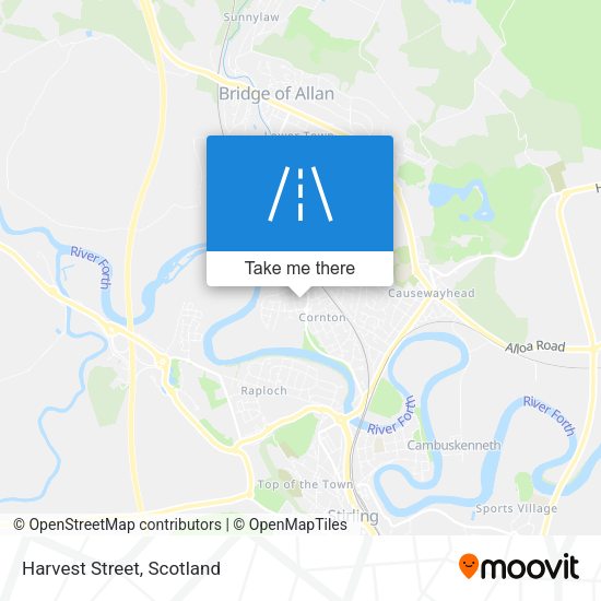 Harvest Street map