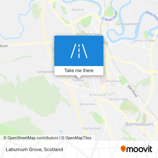 Laburnum Grove map